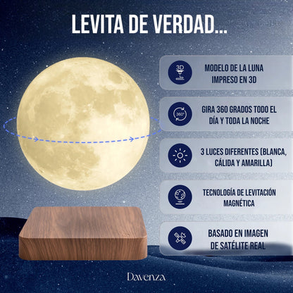 Lámpara De Luna Levitante